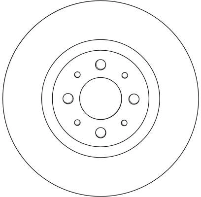 Передние тормозные диски 6043095 Kraft