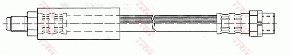 PHB350 TRW Гибкая тормозная трубка передняя
