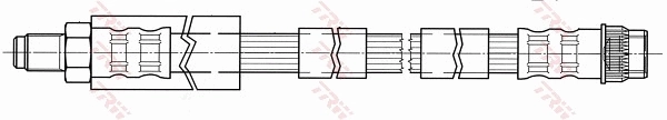 PHB431 TRW Гибкая тормозная трубка передняя