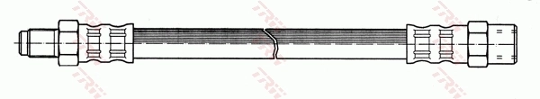 PHB125 TRW Гибкая тормозная трубка задняя