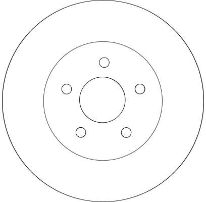 Disco do freio traseiro Jaguar X-type CF1