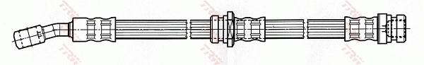 PHD492 TRW Гибкая тормозная трубка задняя