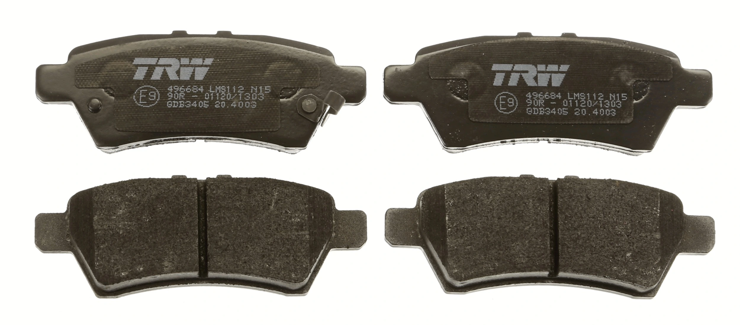 GDB3405 TRW Колодки тормозные дисковые комплект
