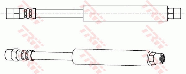 Шланг тормозной задний, левый Lemforder 14206 цена, от 4.72 USD