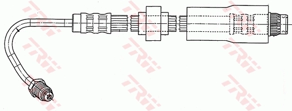 FT0110 K&K Шланг тормозной задний правый