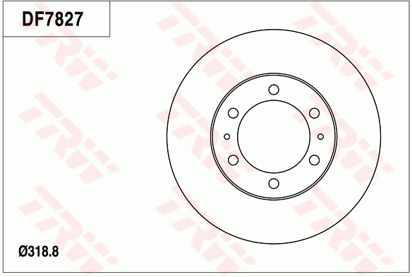 Передний тормозной диск Тойота Ланд Крузер PRADO ASIA