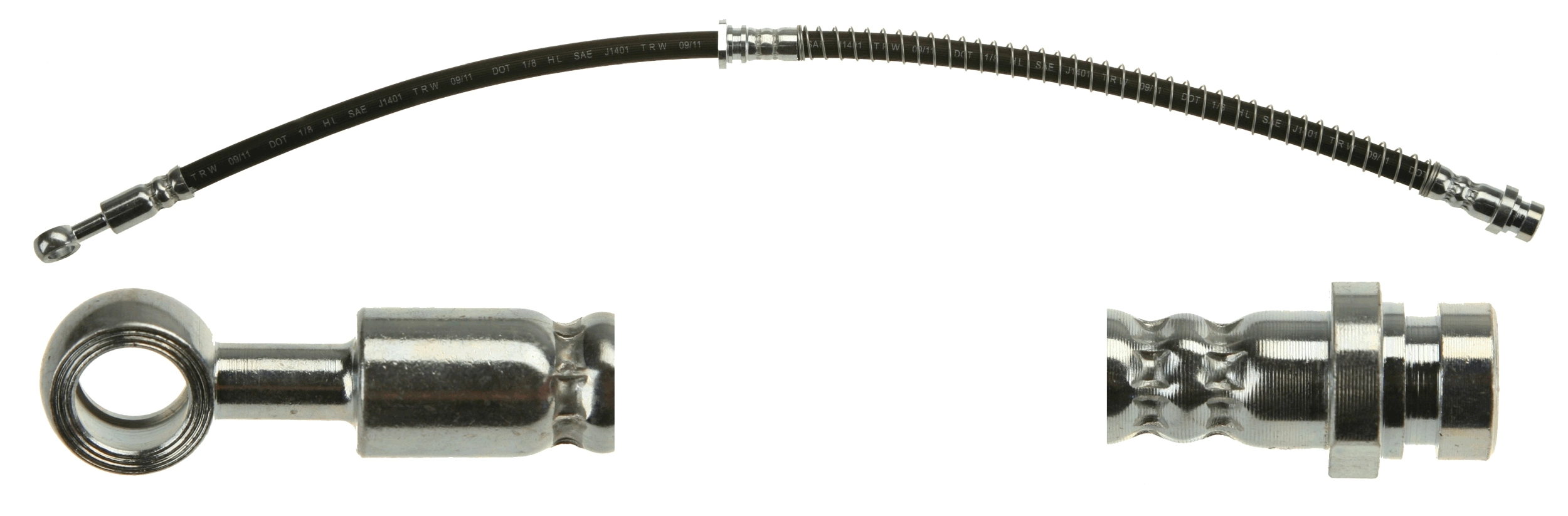 Гибкая тормозная трубка передняя на Mitsubishi Galant VIII EA