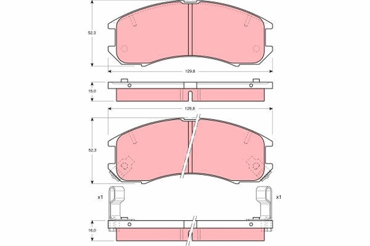 Колодки Mintye MP249J цена, от 16.43 USD