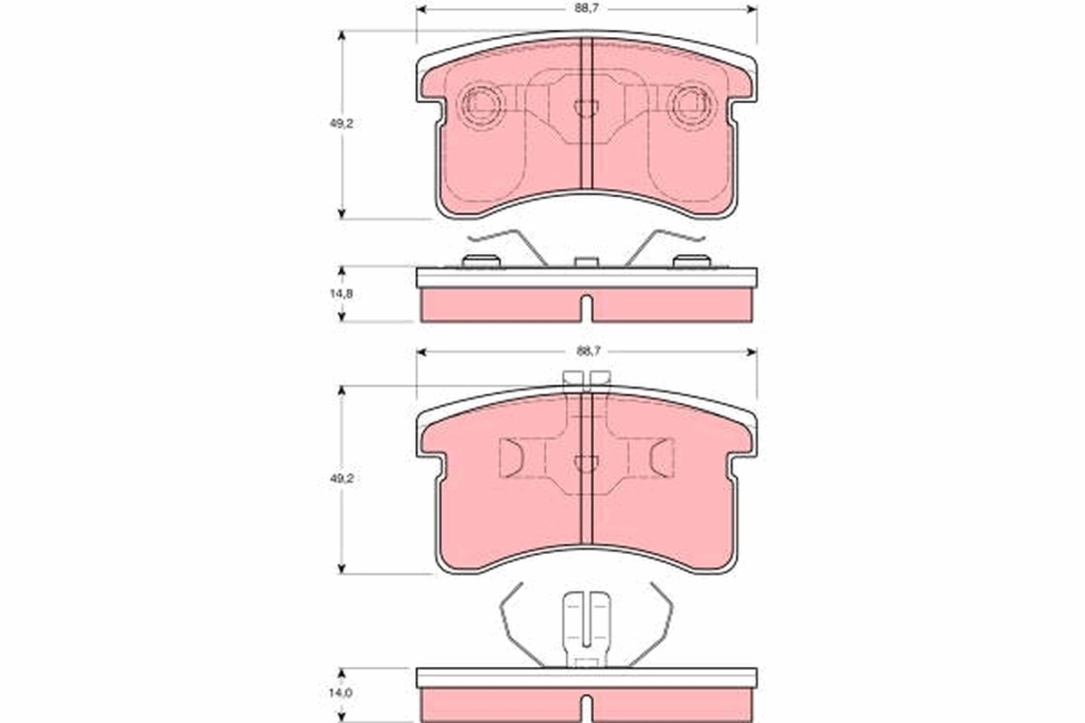 L0107 PSP Колодки передние