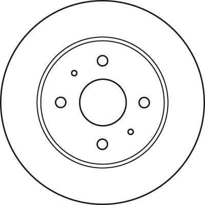 Передние тормозные диски 4351297402 Subaru