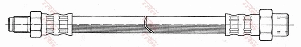PHB136 TRW Гибкая тормозная трубка передняя