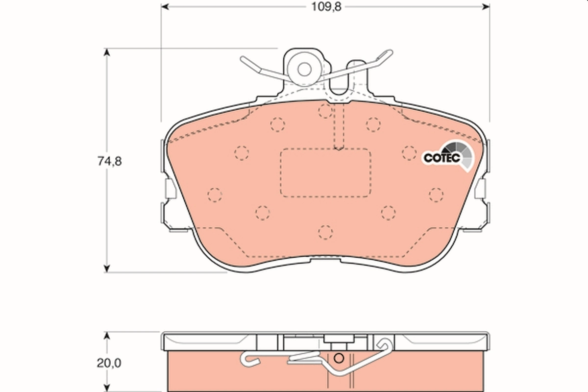 D0645 PSP Колодки передние