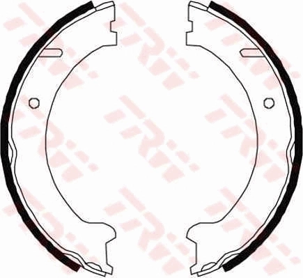  Sapatas do freio de estacionamento Volvo V70 I carrinha (LV) (1997 - 2000) I