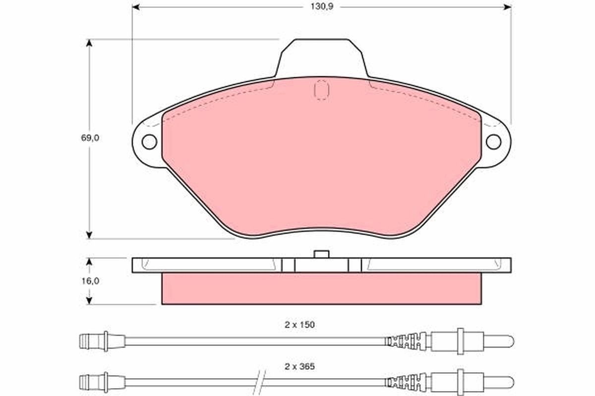 BDS120 Starline Колодки передние