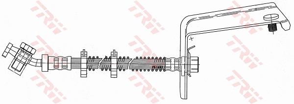 Шланг тормозной задний, левый Britpart SHB101170 цена, от 25.45 USD
