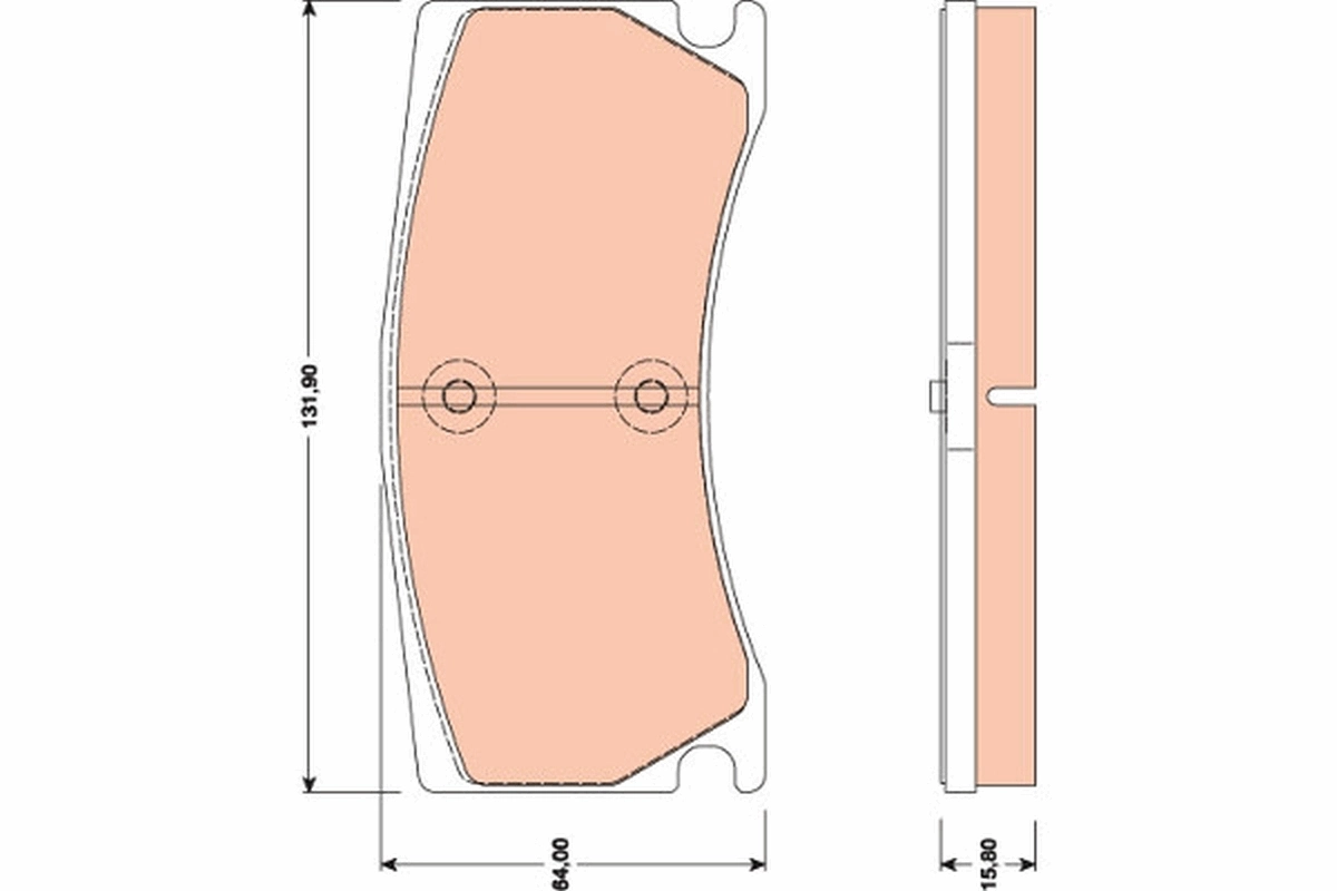 Купить 1675992680 Peugeot/Citroen Колодки тормозные задние, дисковые