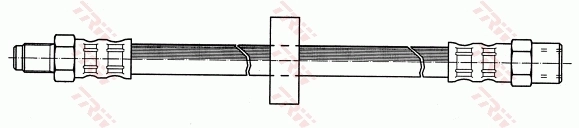 PHB261 TRW Гибкая тормозная трубка задняя