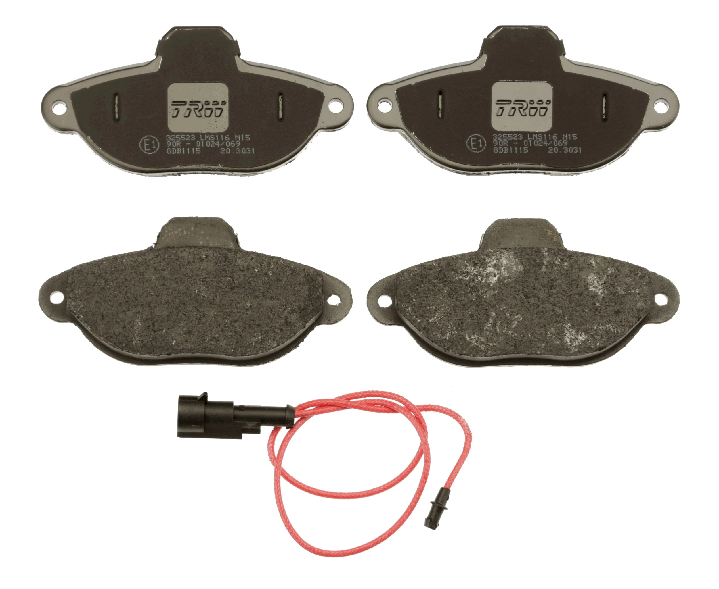 Передние тормозные колодки 21437 Magneti Marelli
