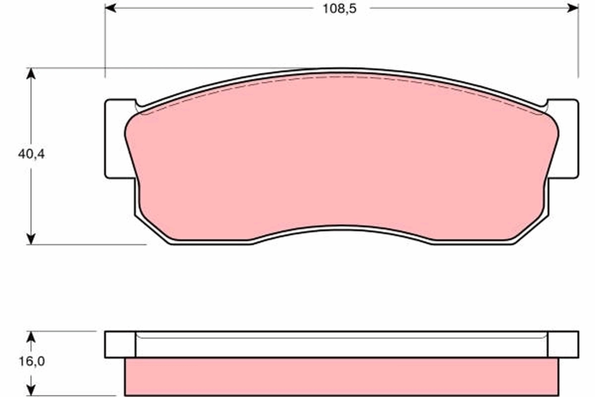 Передние тормозные колодки 572206 Jurid/Bendix