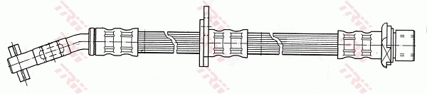 PHD407 TRW Шланг тормозной левый передний