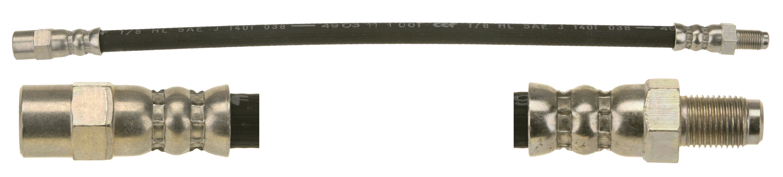 Шланг тормозной задний Goodrem RM8106