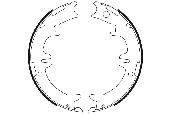  Sapatas do freio de estacionamento Toyota RAV4 I Cabrio SUV (SXA 10) (1997 - 2000) I Cabrio