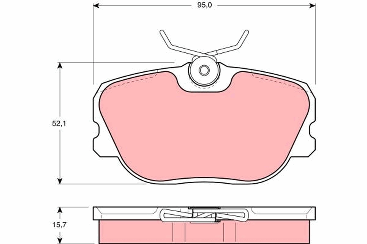 Купить 3342529 Volvo Колодки тормозные