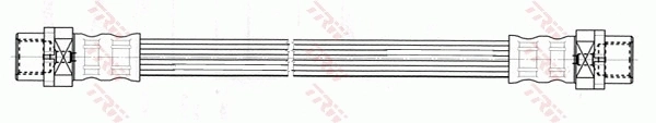 PHA512 TRW Гибкая тормозная трубка задняя