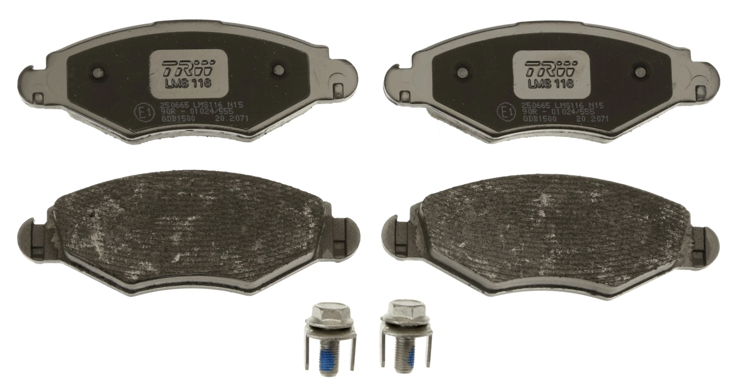 GDB1500 TRW Колодки передние