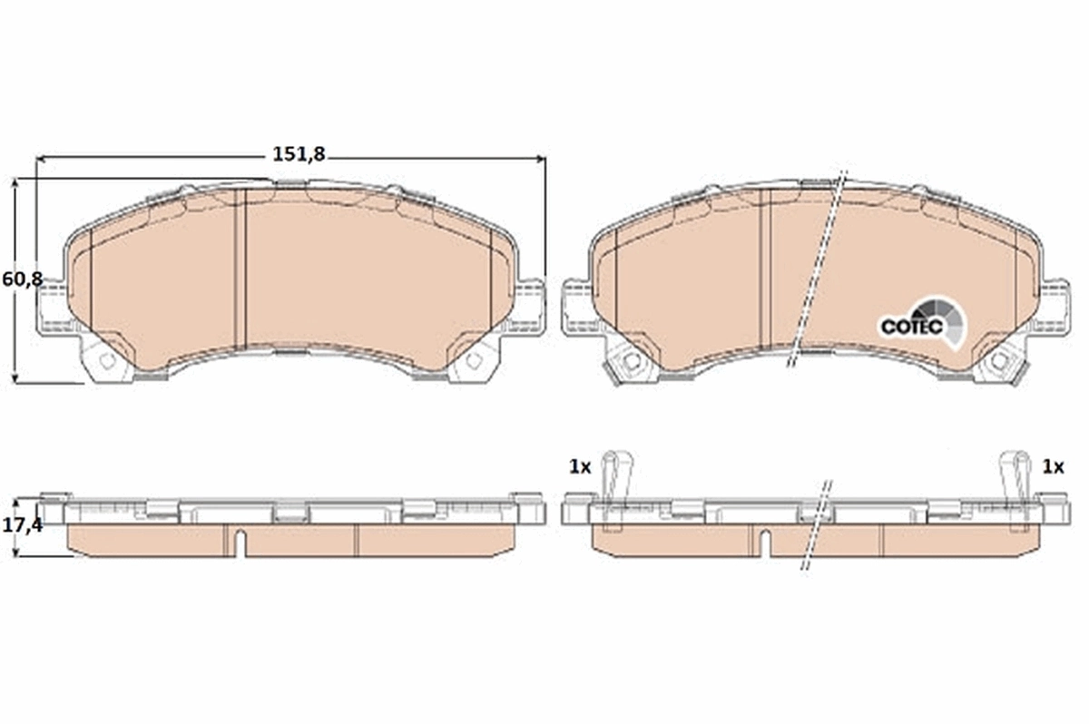 Тормозные колодки VALEO 302571