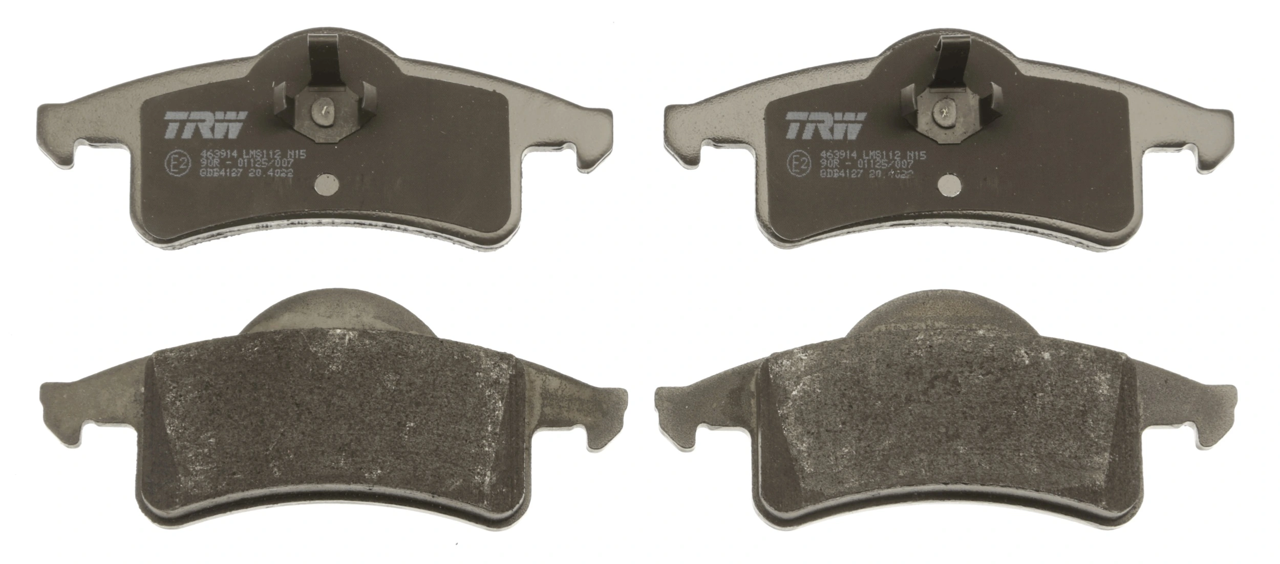 GDB4127 TRW Колодки тормозные дисковые комплект