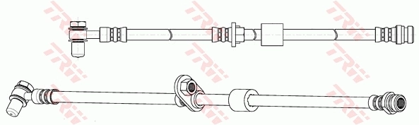 PHD1140 TRW Гибкая тормозная трубка передняя