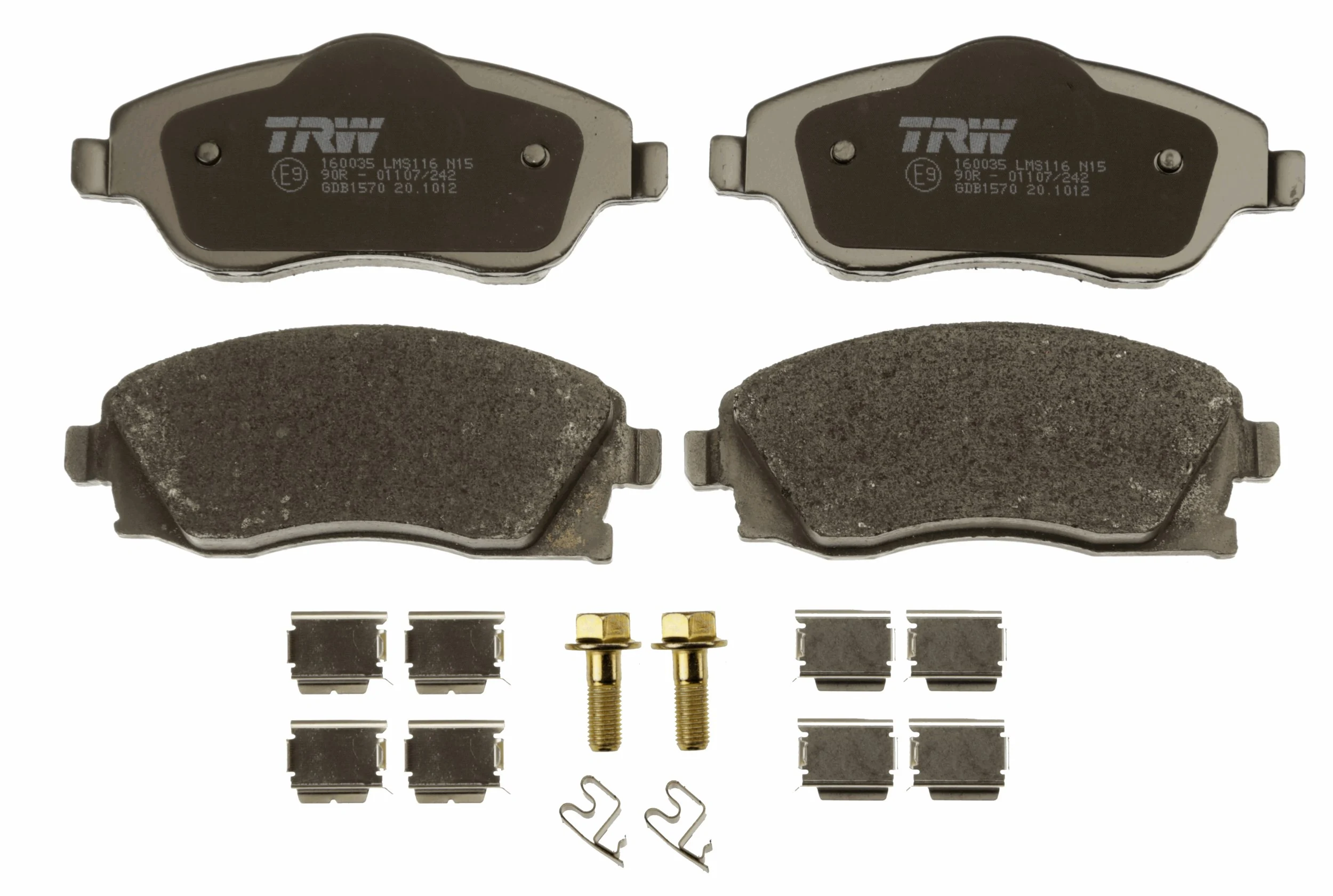 GDB1570 TRW Колодки передние