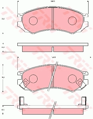 MP252J Mintye Колодки передние