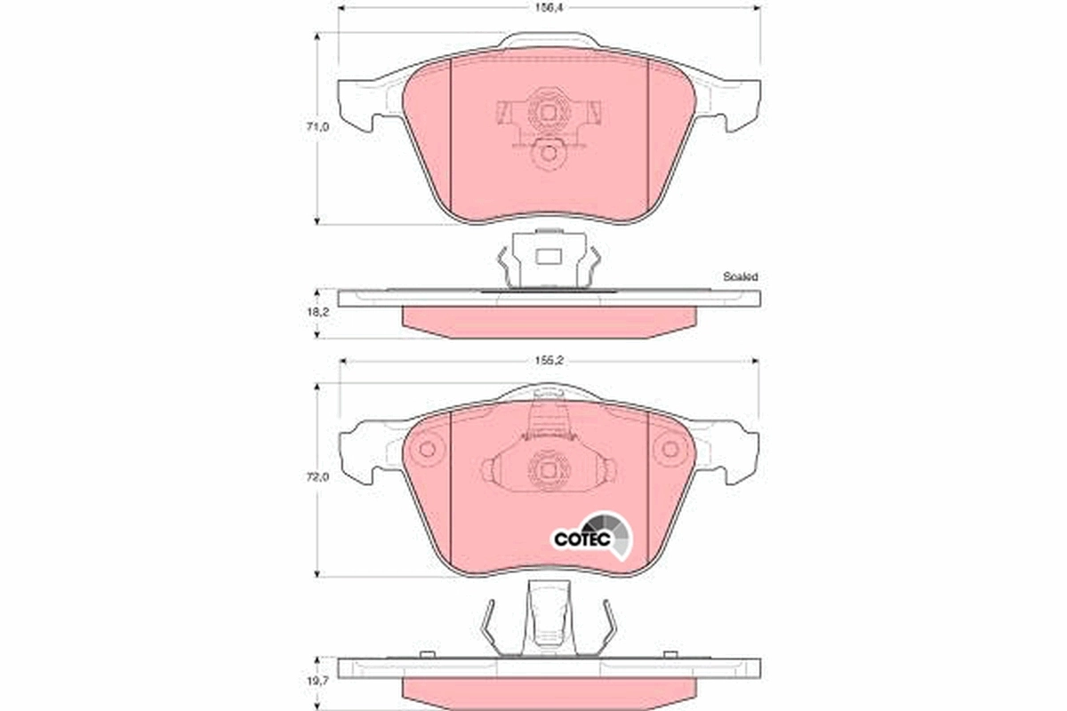 6006334 Kraft Колодки передние