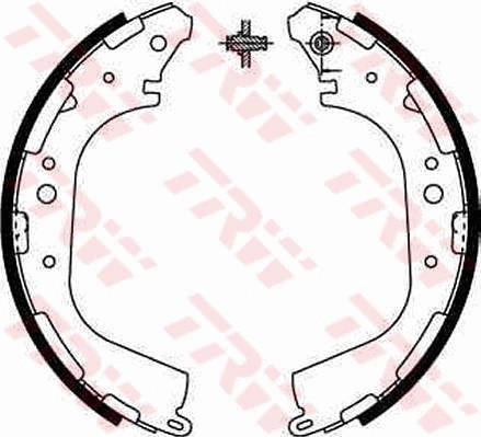 Купить PRS0307 Protechnic Задние барабанные тормозные колодки