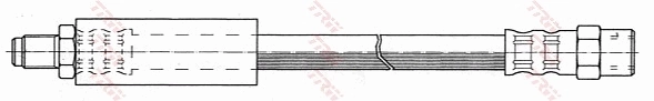 Шланг тормозной задний Ford 89FB2282AB