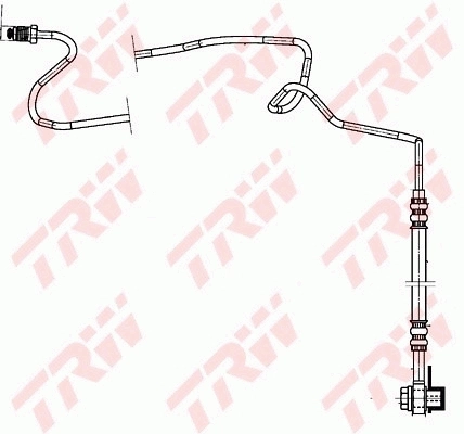 PHD942 TRW Шланг тормозной задний правый