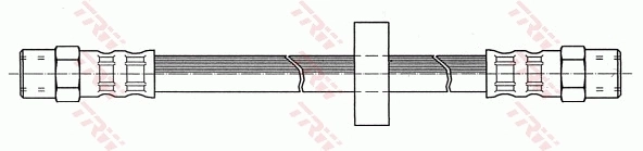 Тормозной шланг FT2151 K&K
