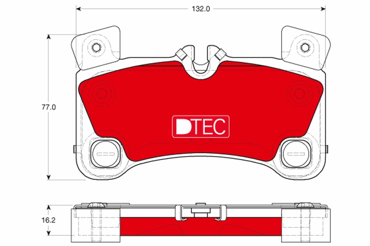95535293963 Porsche Колодки тормозные дисковые комплект