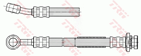 Передний правый тормозной шланг K&K FT0530