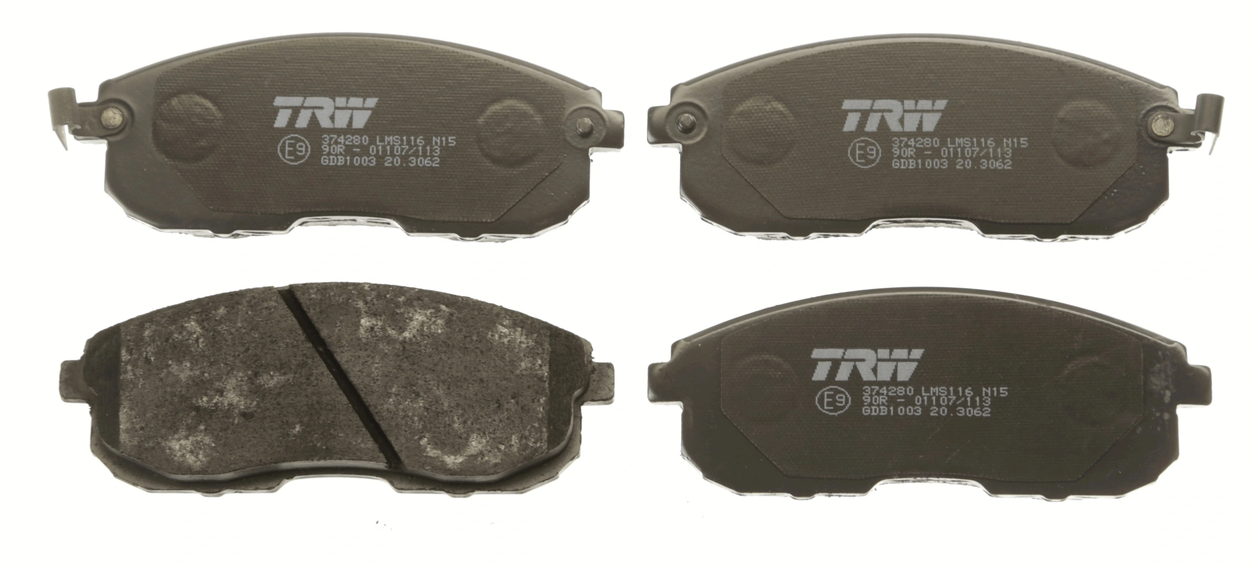 GDB1003 TRW Колодки передние