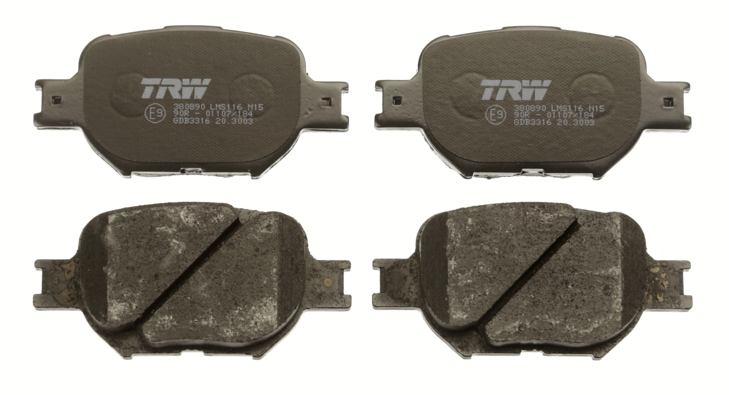 GDB3316 TRW Колодки передние