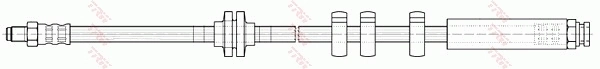 PHB450 TRW Гибкая тормозная трубка передняя
