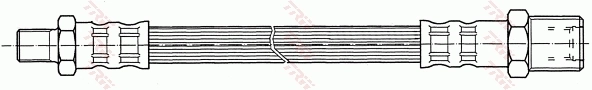 PHB436 TRW Гибкая тормозная трубка задняя