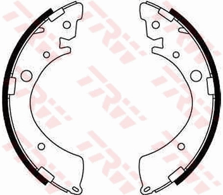 Задние барабанные колодки FN5516 Jfbk