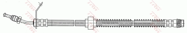 PHB539 TRW Гибкая тормозная трубка передняя