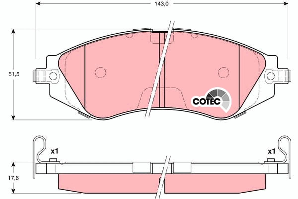 Колодки Q-top QF1114E цена, от 9.86 USD