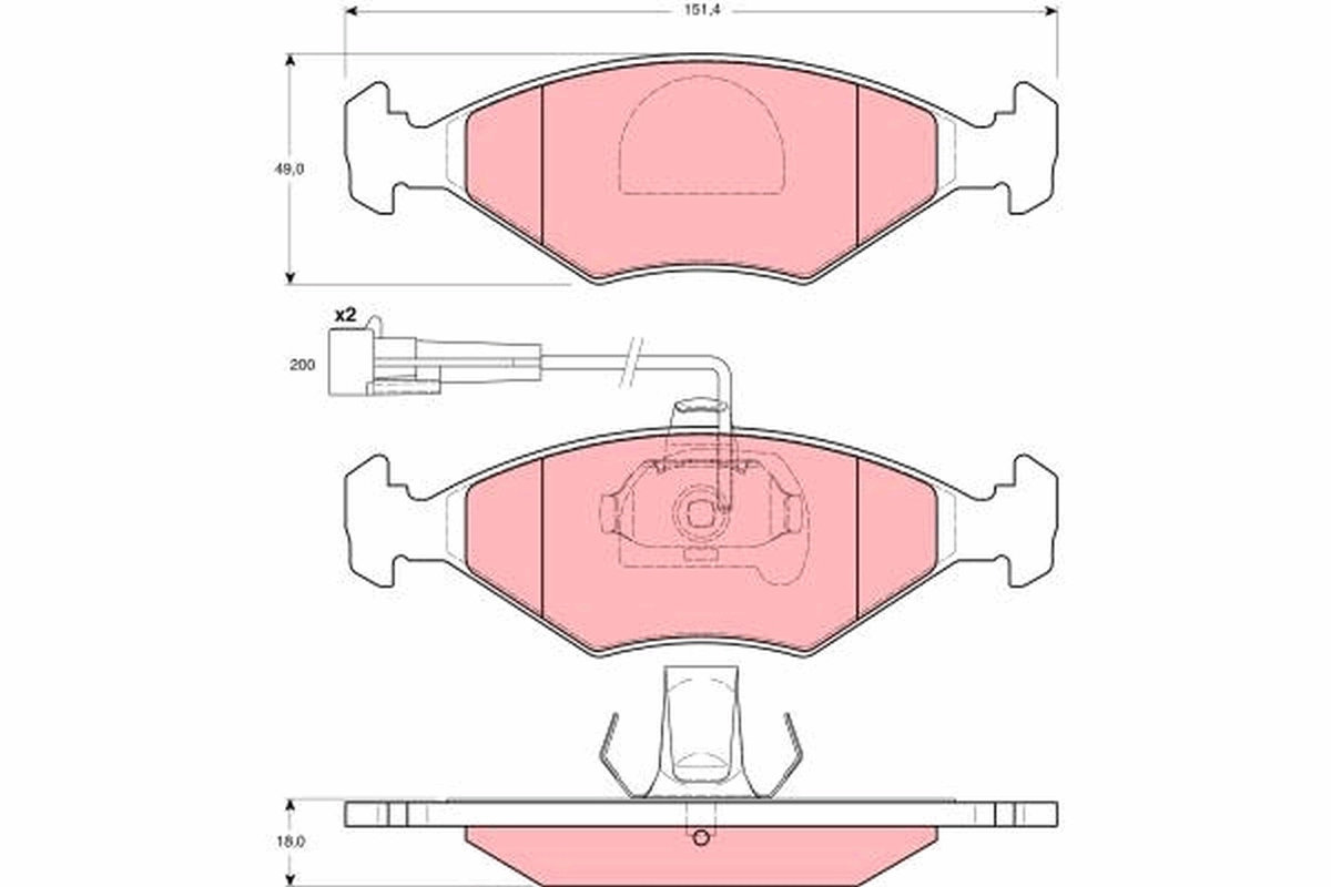 Тормозные колодки Fiat/Alfa/Lancia 71770960