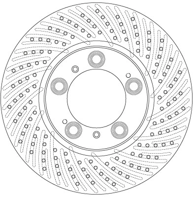 Купить 99635140601 VAG Ротор тормозной